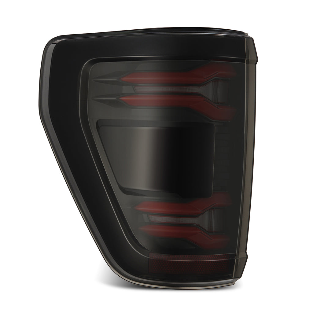 AlphaRex 653050 LED Taillights Black-Red for Select Ford F-150
