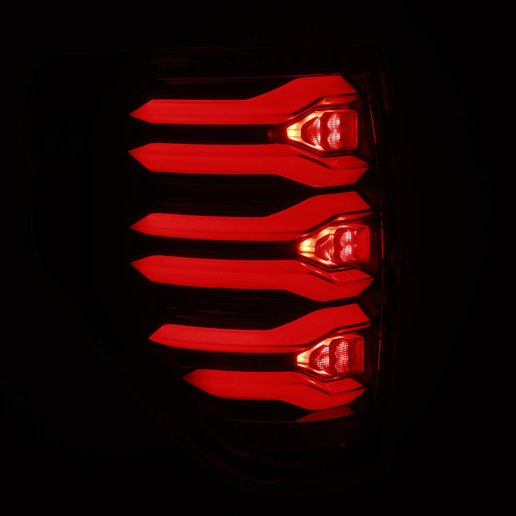 AlphaRex 653080 LED Taillights Alpha-Black for Select Ford F-150