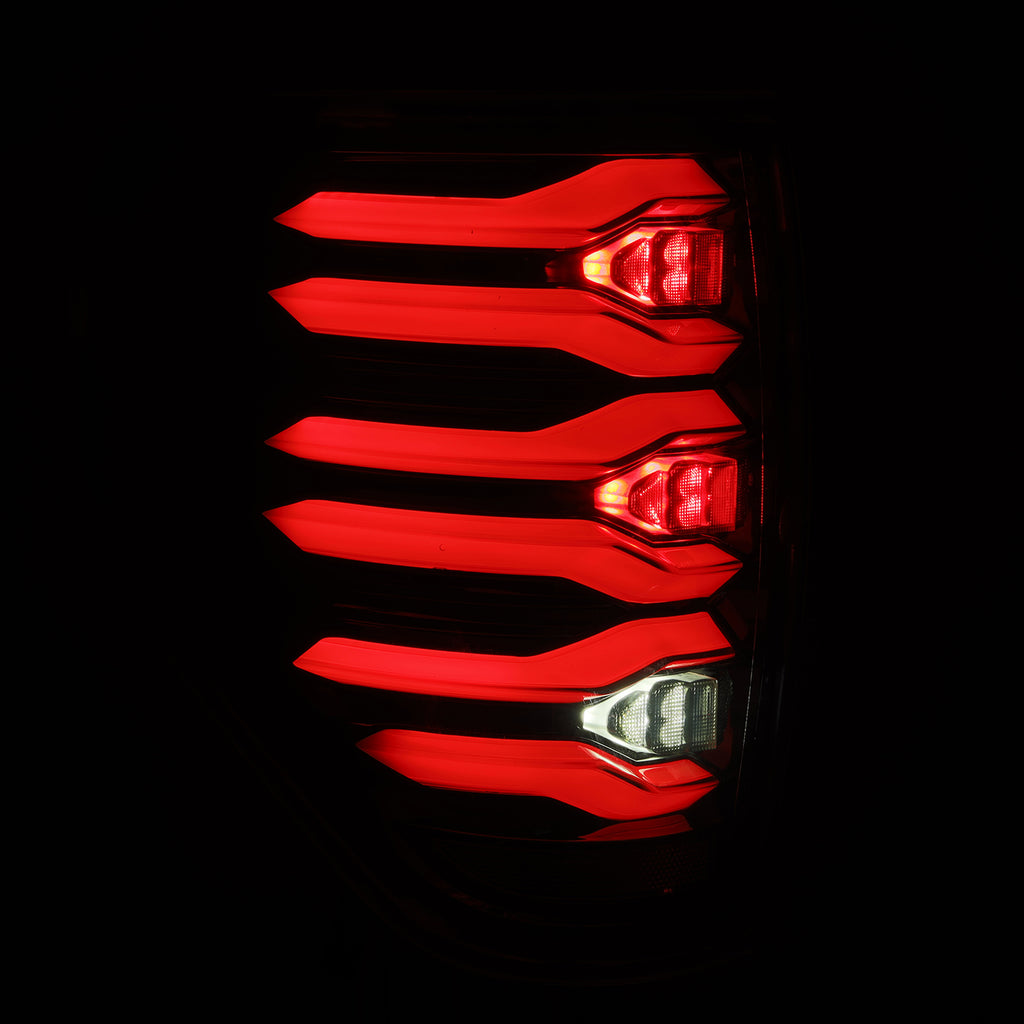AlphaRex 653080 LED Taillights Alpha-Black for Select Ford F-150