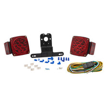Load image into Gallery viewer, Grote 65320-5 Submersible LED Trailer Lighting Kit - Popular Square Design, w/out Clearance Marker