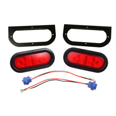 Grote 65390-5 SuperNova® LED Oval Trailer Stop Tail Turn Submersible Lighting Kit