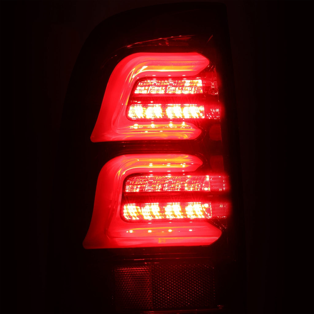 AlphaRex 654010 LED Taillights Jet Black for Select Ford F-150, Ford F-250, Ford F-250 Super Duty, Ford F-350, Ford F-350 Super Duty