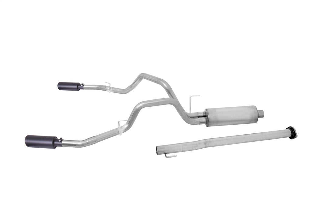 Gibson Performance Exhaust 65648B Dual Split Exhaust System for Select Chevrolet Silverado HD, Chevrolet Silverado HD, GMC Sierra HD, GMC Sierra HD