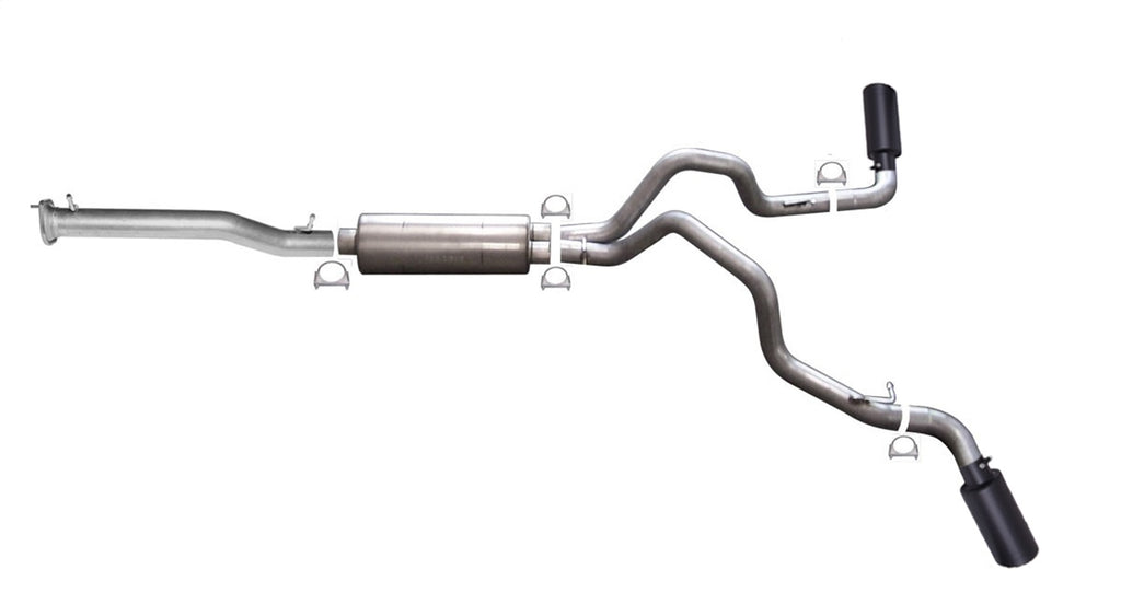 Gibson Performance Exhaust 65652B Dual Extreme Exhaust System for Select Chevrolet Silverado HD, Chevrolet Silverado HD, GMC Sierra HD, GMC Sierra HD