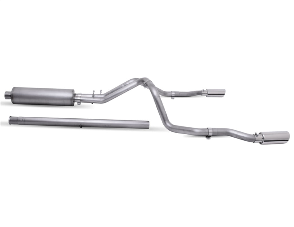 Gibson Performance Exhaust 65713 Dual Split Exhaust System for Select Chevrolet Silverado HD, Chevrolet Silverado HD, GMC Sierra HD, GMC Sierra HD
