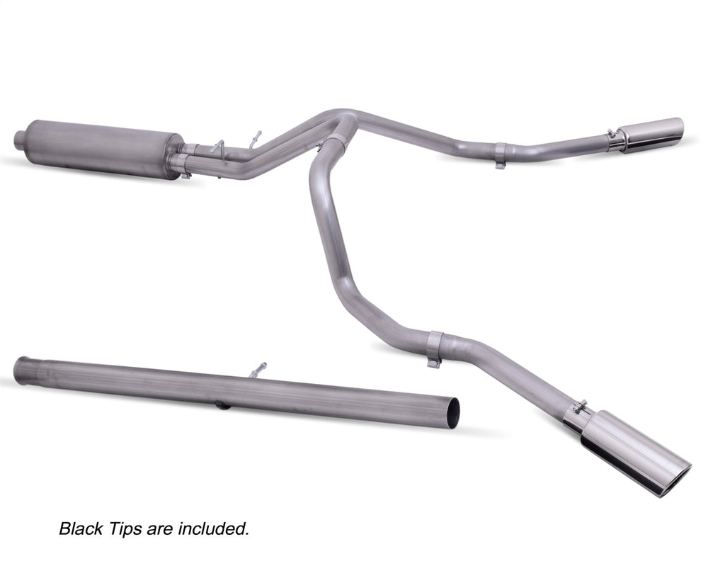 Gibson Performance Exhaust 65714B Dual Extreme Exhaust System for Select Chevrolet Silverado HD, Chevrolet Silverado HD, GMC Sierra HD, GMC Sierra HD