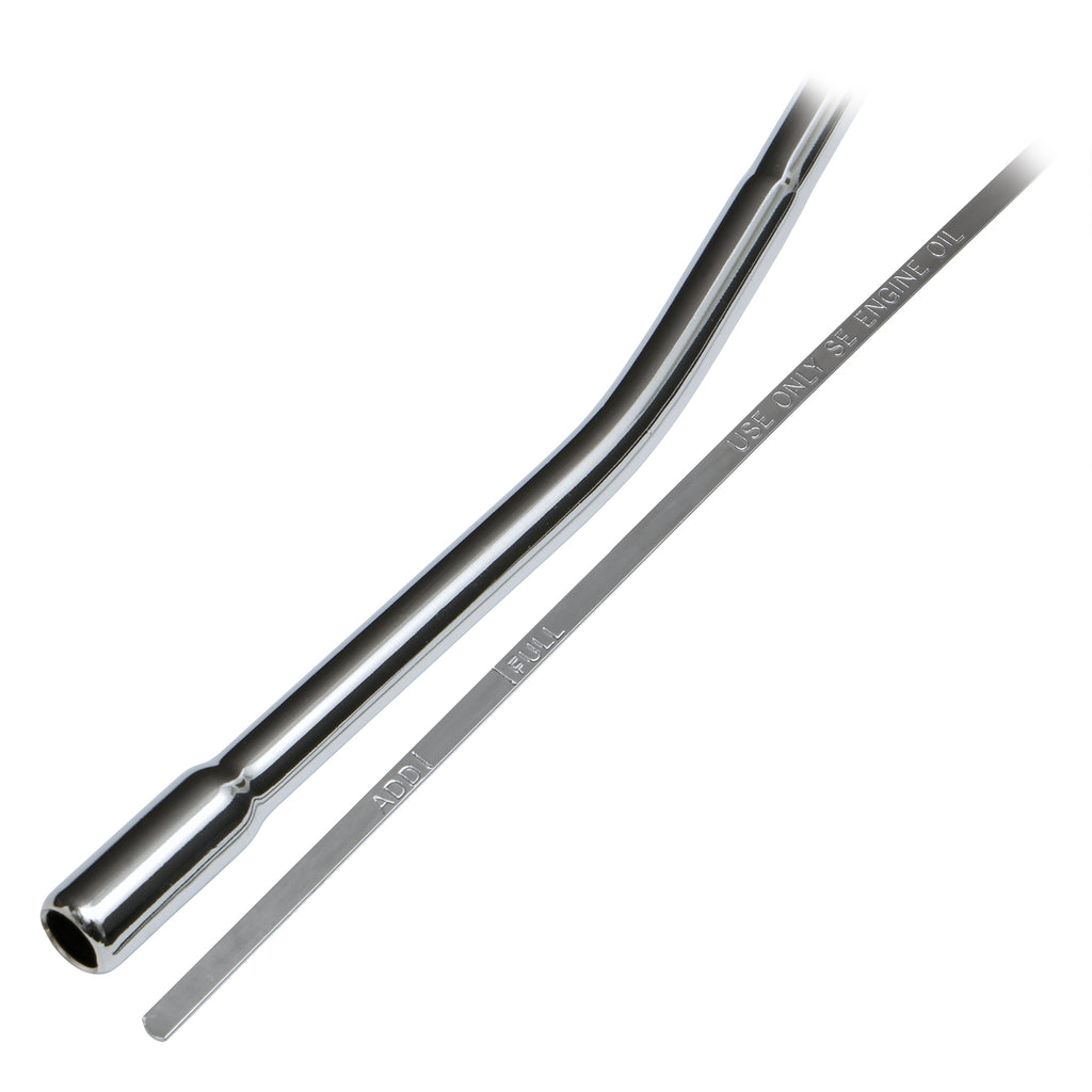 6579-Pontiac-326455-(Excl-389--403)-Oil-Dipstick-Alum-HandleSteel-Stick-1712In-Long-Polished