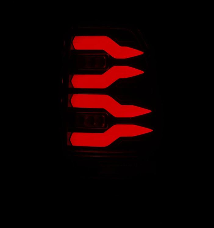 AlphaRex 658001 LED Taillights Alpha-Black for Select Ford F-150, Ford F-250 Super Duty, Ford F-350 Super Duty