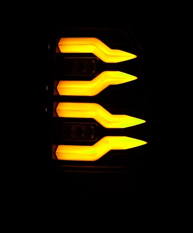 AlphaRex 658001 LED Taillights Alpha-Black for Select Ford F-150, Ford F-250 Super Duty, Ford F-350 Super Duty