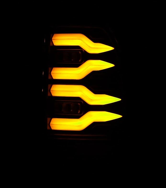 AlphaRex 658002 LED Taillights Black for Select Ford F-150, Ford F-250 Super Duty, Ford F-350 Super Duty