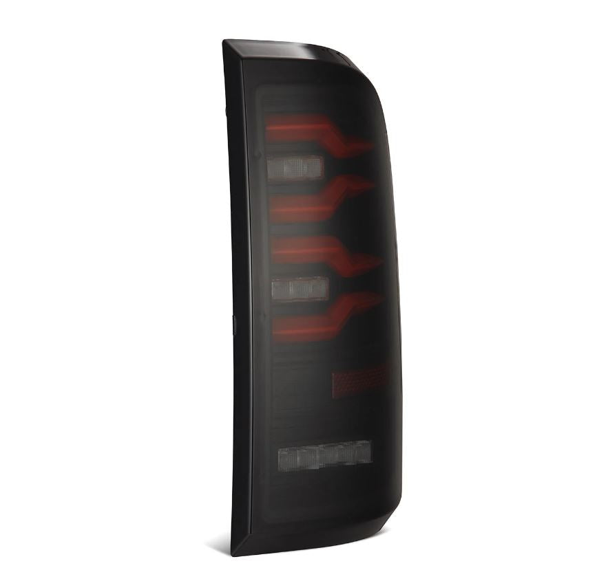 AlphaRex 658003 LED Taillights Black Red for Select Ford F-150, Ford F-250 Super Duty, Ford F-350 Super Duty