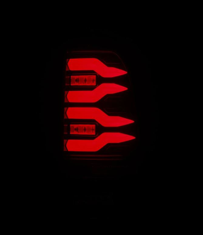 AlphaRex 658003 LED Taillights Black Red for Select Ford F-150, Ford F-250 Super Duty, Ford F-350 Super Duty