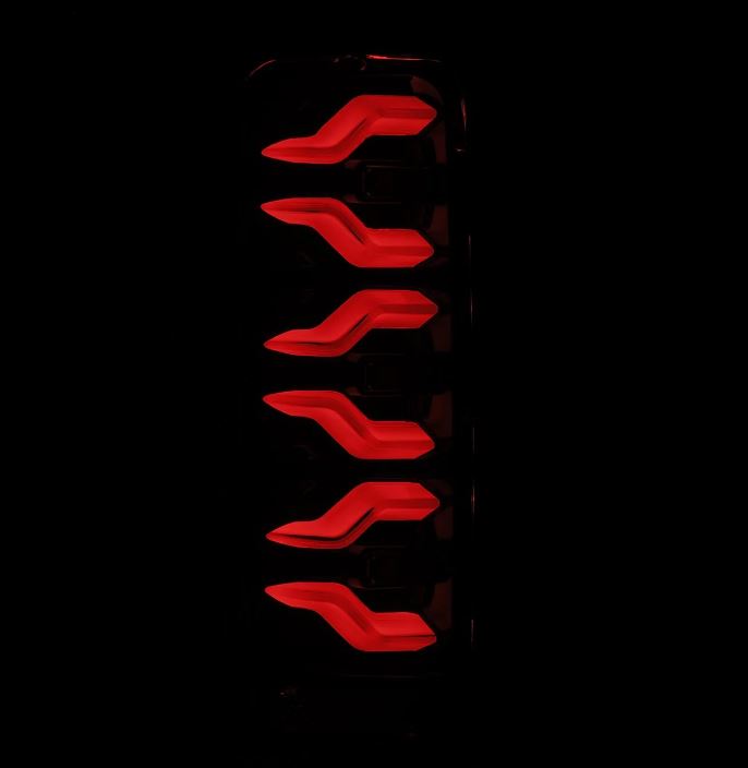 AlphaRex 658006 LED Taillights Alpha-Black for Select Ford Bronco, Ford F-150, Ford F-250, Ford F-350