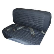 Load image into Gallery viewer, 6583-Jeep-Cj57686-Cj78695-Wrangler-Rear-Bench-Seat-Coverblack-Denim