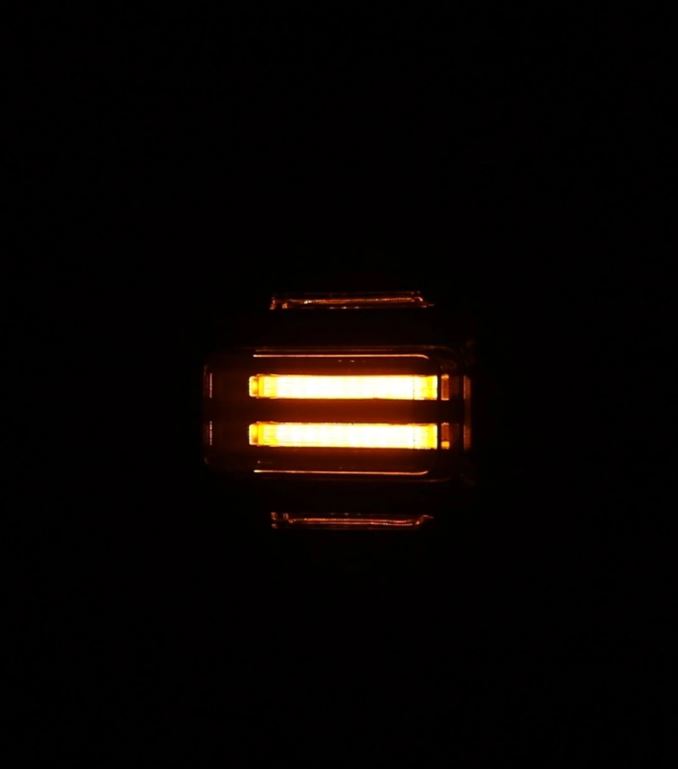AlphaRex 659010 Prismatic LED Taillights Black for Select Ford Bronco