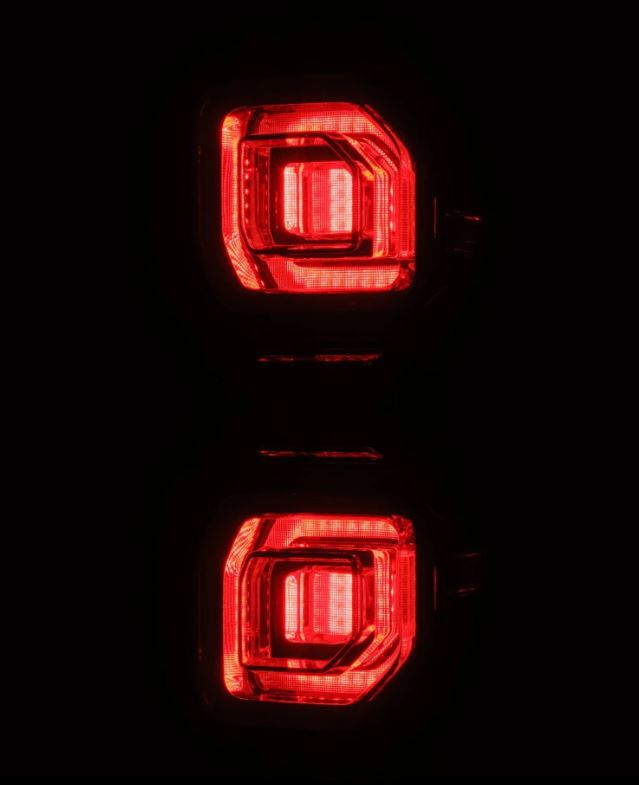 AlphaRex 659020 Prismatic LED Taillights Alpha Black for Select Ford Bronco