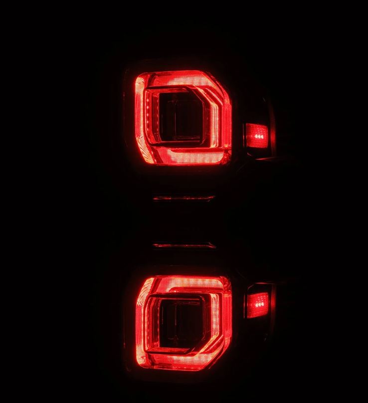 AlphaRex 659020 Prismatic LED Taillights Alpha Black for Select Ford Bronco