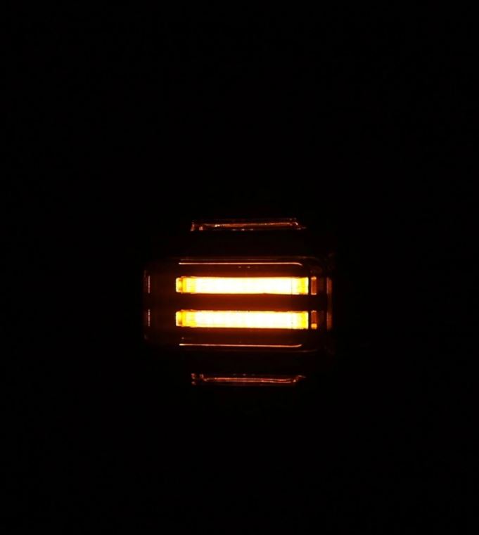AlphaRex 659020 Prismatic LED Taillights Alpha Black for Select Ford Bronco
