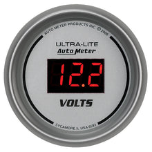 Load image into Gallery viewer, AutoMeter 6500 GAUGE KIT, 5 PC., 3 3/8" &amp; 2 1/16", ELEC. SPEEDO., DIGITAL, SILVER W/ RED LED