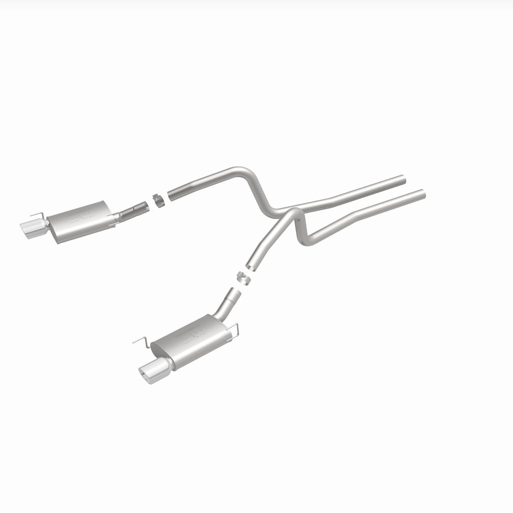 MagnaFlow Exhaust Products 15881 Street Series Polished Cat-Back System for Select Ford Mustang