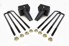 Load image into Gallery viewer, ReadyLift 66-2025 5in. Tapered Rear Block Kit for 1 Piece Drive Shaft; 16.5in. U-Bolts for Select Ford F-250 Super Duty, Ford F-350 Super Duty, Ford F-450 Super Duty