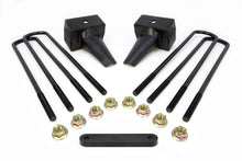 Load image into Gallery viewer, ReadyLift 66-2294 4in. Flat Rear Block Kit with Carrier Beraing Spacer for 2 Piece Drive Shaft for Select Ford F-250, Ford F-250 Super Duty, Ford F-350 Super Duty, Ford F-450 Super Duty