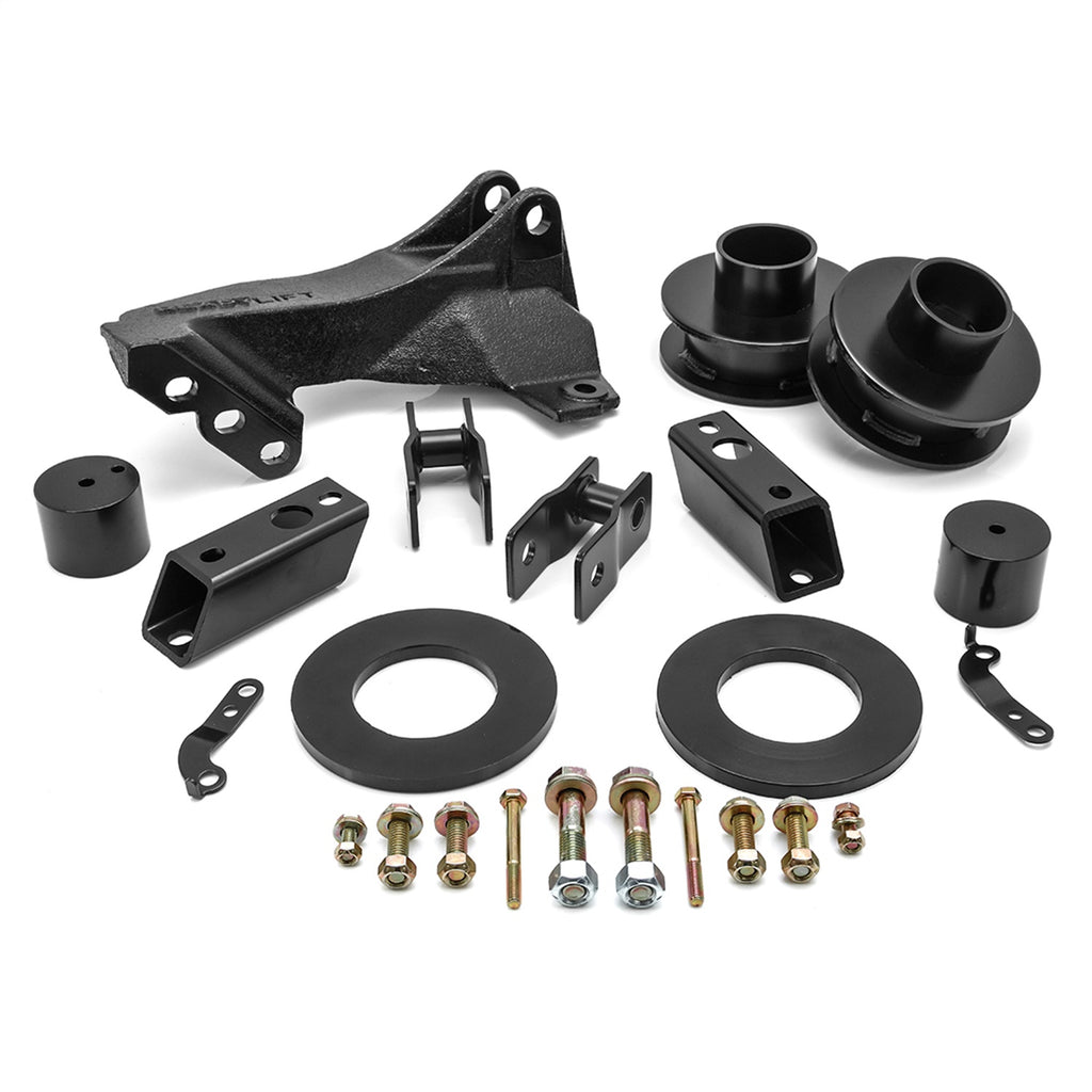 ReadyLift 66-2726 2.5in. Leveling Kit with Track Bar Relocation Bracket for Select Ford F-250 Super Duty, Ford F-350 Super Duty, Ford F-550 Super Duty