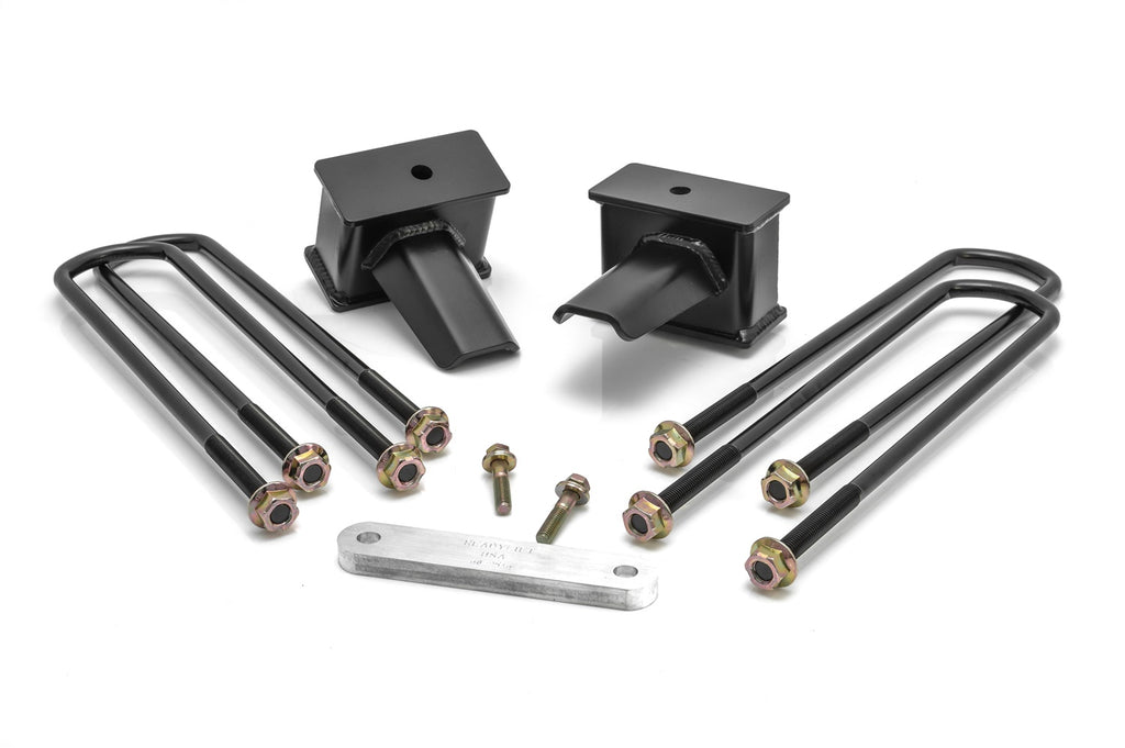 ReadyLift 66-2741 4.0in. Flat Block for 2 Piece Drive Shaft includes Carrier Bearing Spacer for Select Ford F-250 Super Duty, Ford F-350 Super Duty, Ford F-450 Super Duty