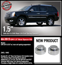 Load image into Gallery viewer, ReadyLift 66-3015 1.5in. Rear Coil Spring Spacer for Select Cadillac Escalade, Cadillac Escalade ESV, Cadillac Escalade EXT, Chevrolet Avalanche, Chevrolet Avalanche 1500, Chevrolet Suburban, Chevrolet Suburban 1500, Chevrolet Tahoe, GMC Yukon, GMC Yukon