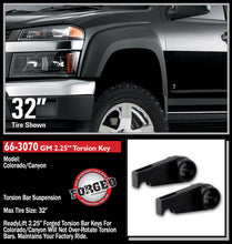 Load image into Gallery viewer, ReadyLift 66-3070 2.25in.Front; 1.5in.Rear Front Leveling Kit (Forged Torsion Key) for Select Chevrolet Colorado, GMC Canyon, Hummer H3, Hummer H3T