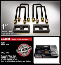 Load image into Gallery viewer, ReadyLift 66-4001 1in. Rear Block Kit for Select Nissan Armada, Nissan TITAN
