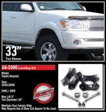 Load image into Gallery viewer, ReadyLift 66-5000 3in. Front Leveling Kit for Select Toyota Sequoia, Toyota Tundra