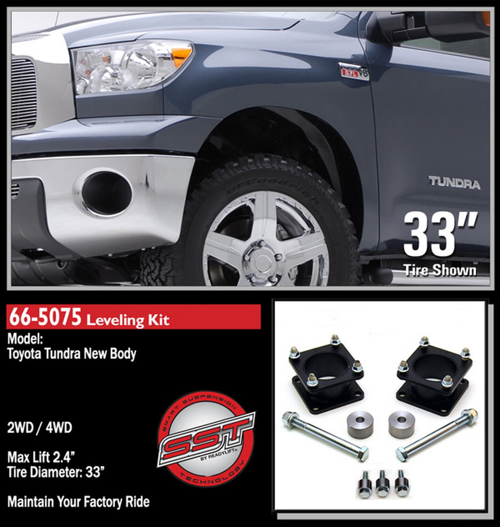 ReadyLift 66-5075 2.4in. Front Leveling Kit for Select Toyota Tundra