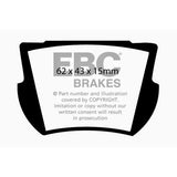 EBC DP2145 Greenstuff 2000 Series Sport Brake Pads