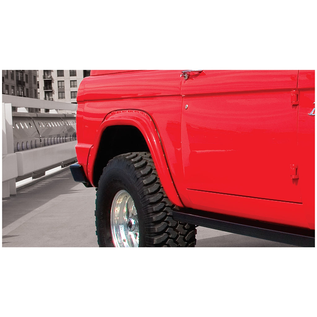 66-77-Ford-Bronco-Cutout-Style-Flares-2Pc---Black