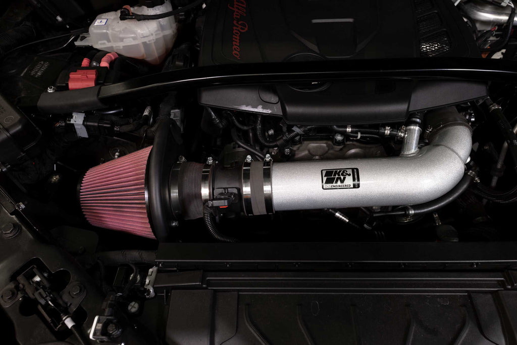 K&N 69-9900TS Performance Air Intake System for Select Alfa Romeo Giulia, Alfa Romeo Stelvio