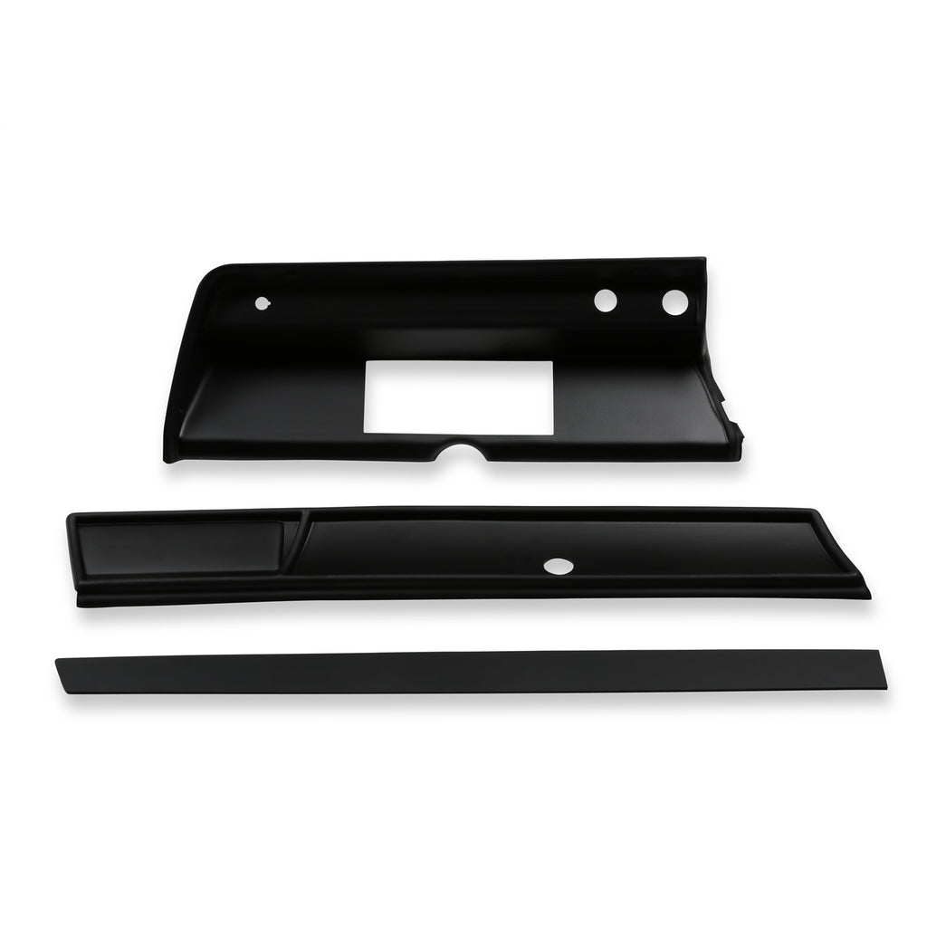 66-Chevelle-Dash-Bezels-For-Holley-Efi-6.86In-Dash-Panel-Black