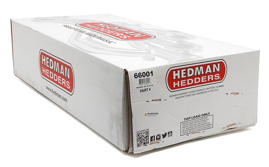 Hedman Hedders 66001 2 in. Black Long-Tube Headers For 67-69 Camaro/Nova With 396-502 for Select Chevrolet Camaro, Chevrolet Chevy II, Chevrolet Nova