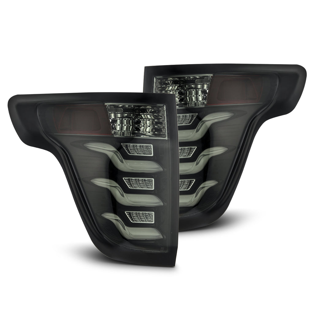 AlphaRex 660010 LED Taillights Jet Black for Select Ford Explorer