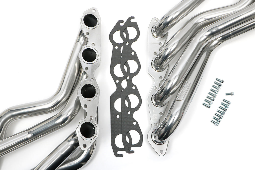 Hedman Hedders 66002 2 in. Silver Long-Tube Headers For '68-77 Chevelle With 396-502 for Select Chevrolet Chevelle, Chevrolet El Camino