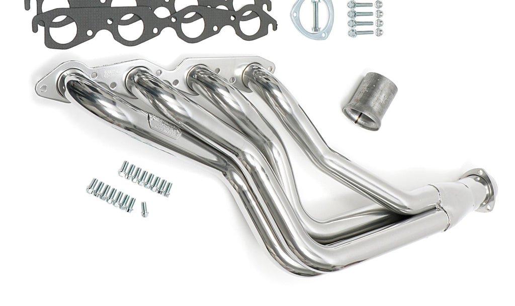 Hedman Hedders 66002 2 in. Silver Long-Tube Headers For '68-77 Chevelle With 396-502 for Select Chevrolet Chevelle, Chevrolet El Camino