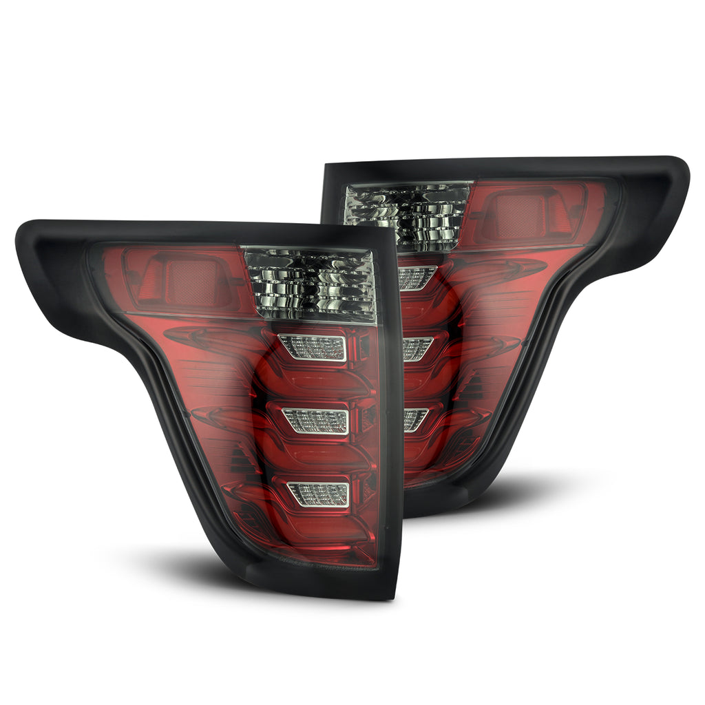 AlphaRex 660020 LED Taillights Red Smoke for Select Ford Explorer