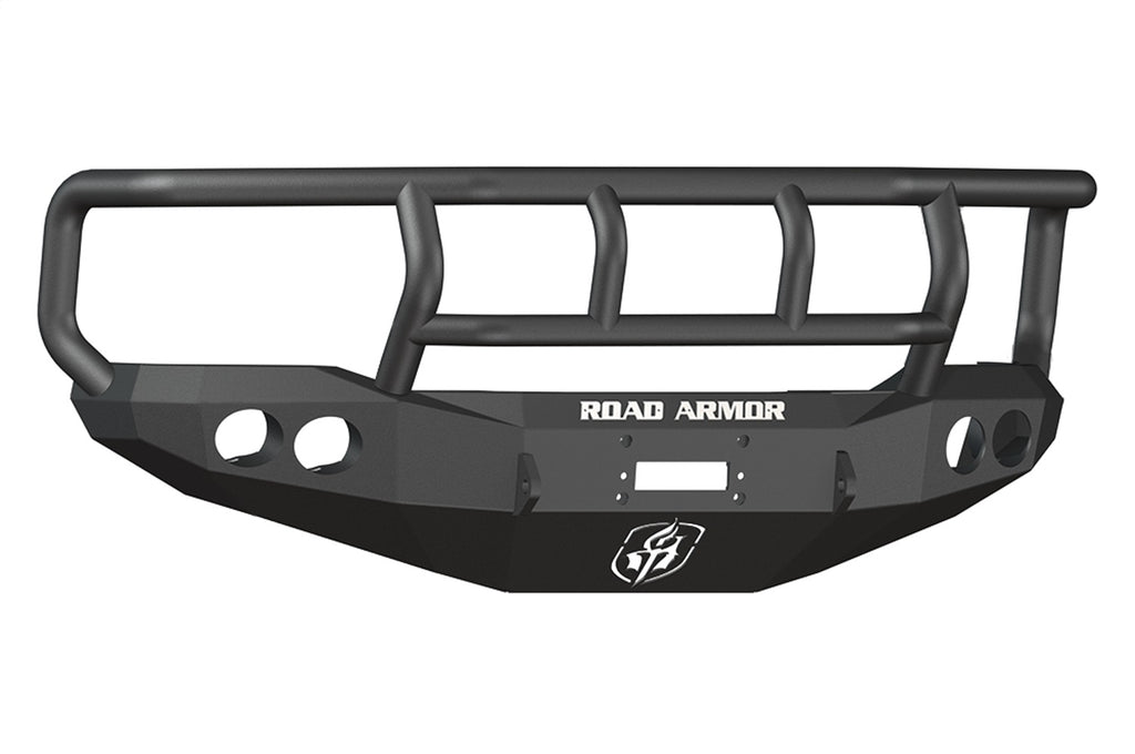 Road Armor 66002B Stealth Winch Front Bumper for Select Ford Excursion, Ford F-250, Ford F-250 Super Duty, Ford F-350 Super Duty, Ford F-450 Super Duty