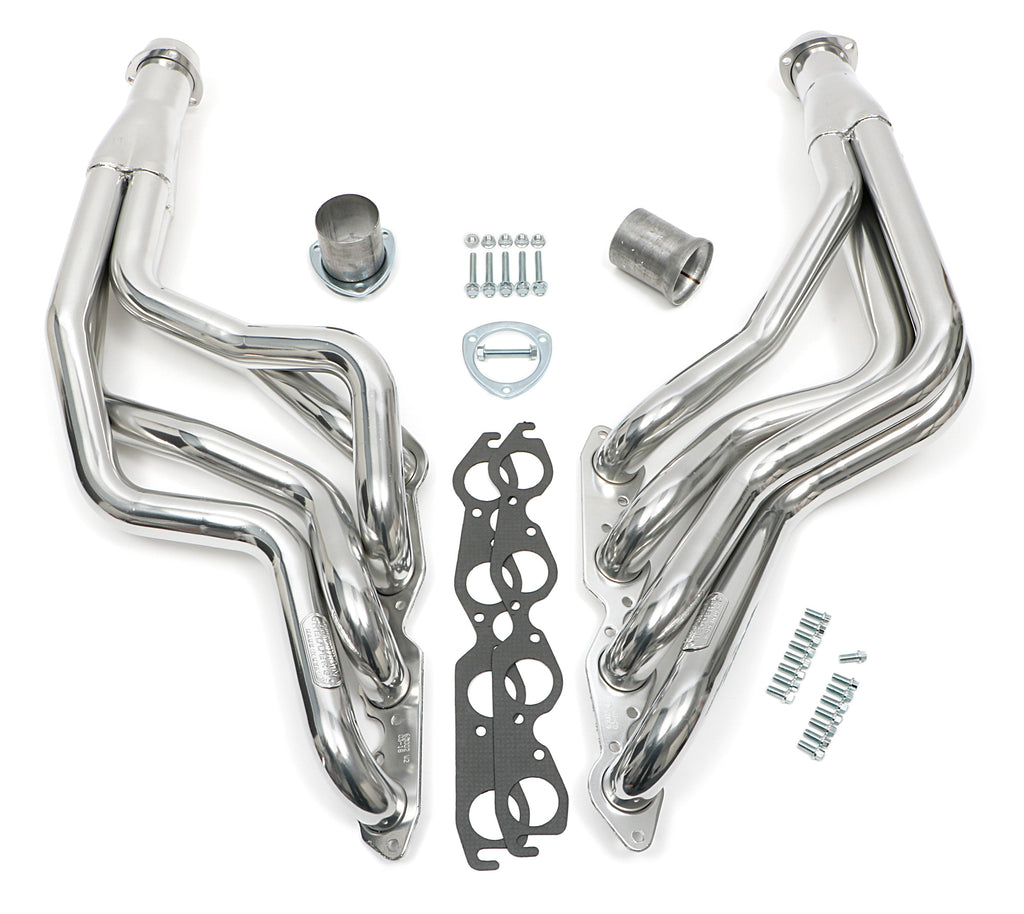 Hedman Hedders 66002 2 in. Silver Long-Tube Headers For '68-77 Chevelle With 396-502 for Select Chevrolet Chevelle, Chevrolet El Camino