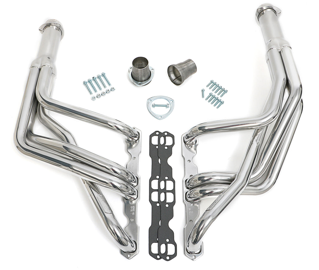 Hedman Hedders 66003 1-3/4 in. Silver Long-Tube Headers For '67-69 Camaro w/283-400 for Select Chevrolet Camaro, Chevrolet Chevy II, Chevrolet Nova