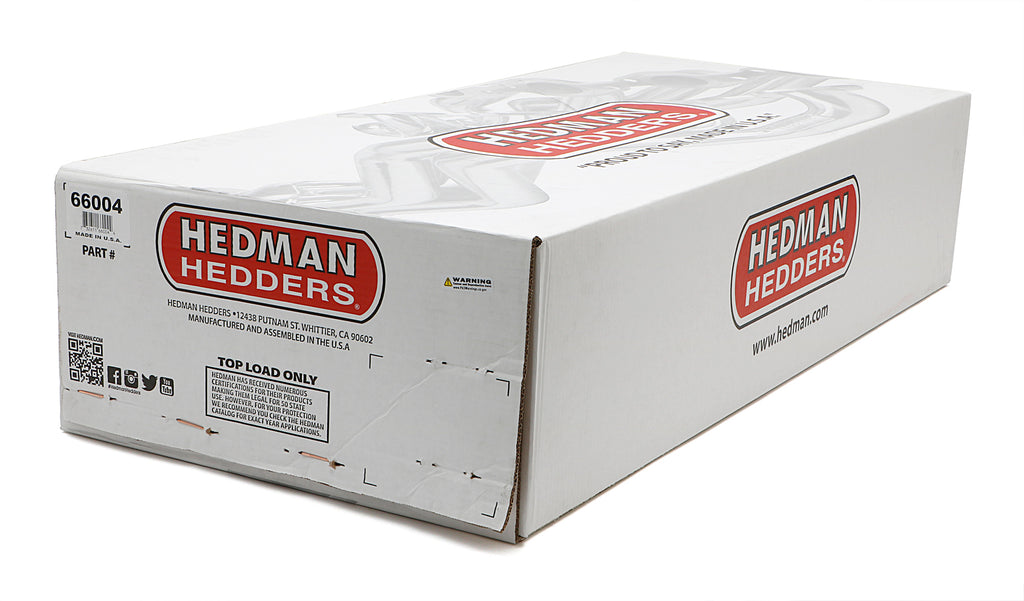 Hedman Hedders 66004 1-3/4 in. Silver Long-Tube Headers For 55-57 Chevy Tri-5  283-400 for Select Chevrolet Bel Air, Chevrolet One-Fifty Series, Chevrolet Two-Ten Series