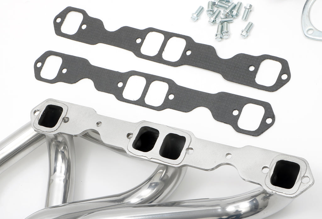 Hedman Hedders 66101 Silver 1-3/4 in. Long-Tube Headers For 64-77 Chevelle w/283-400 for Select Chevrolet Chevelle, Chevrolet El Camino