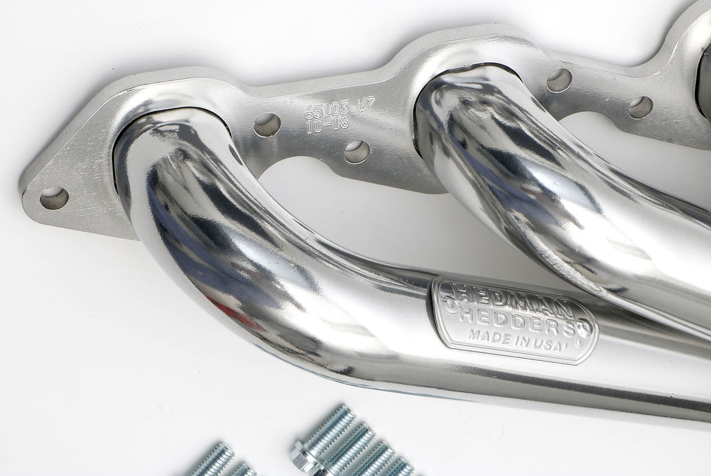 Hedman Hedders 66103 Silver 2 in. Mid-Length Headers for 1970-81 Camaro with 396-502 for Select Chevrolet Bel Air, Chevrolet Biscayne, Chevrolet Caprice, Chevrolet Chevelle, Chevrolet El Camino, Chevrolet Impala