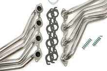Load image into Gallery viewer, Hedman Hedders 66117 SILVER LONG-TUBE E.O. HEADERS For 67-91 GM 396-454 TRUCKS Without A.I.R. for Select Chevrolet Blazer, Chevrolet C20, Chevrolet C20 Pickup, Chevrolet C20 Suburban, Chevrolet C30, Chevrolet C30 Pickup, Chevrolet K10, Chevrolet K10