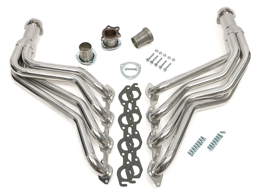 Hedman Hedders 66117 SILVER LONG-TUBE E.O. HEADERS For 67-91 GM 396-454 TRUCKS Without A.I.R. for Select Chevrolet Blazer, Chevrolet C20, Chevrolet C20 Pickup, Chevrolet C20 Suburban, Chevrolet C30, Chevrolet C30 Pickup, Chevrolet K10, Chevrolet K10